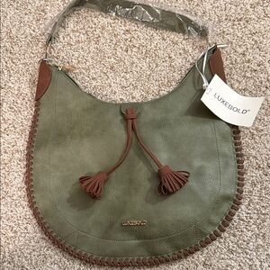 Green and Brown Women's Bag
